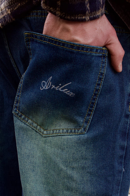 AR LASER PANTS DENIM