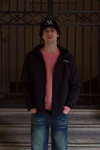 AR SHELL RAIN BLK JACKET