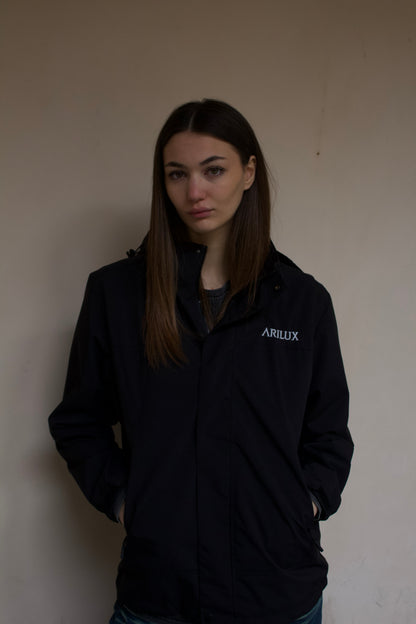 AR SHELL RAIN BLK JACKET