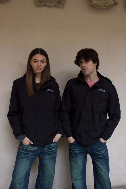 AR SHELL RAIN BLK JACKET