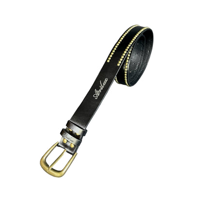 AR BELT BLACK STUDDED