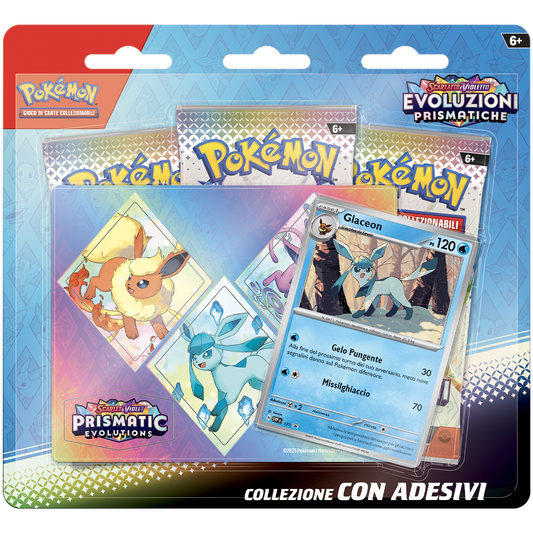 Pokèmon Scarlatto & Violetto Evoluzioni Prismatiche con Adesivi