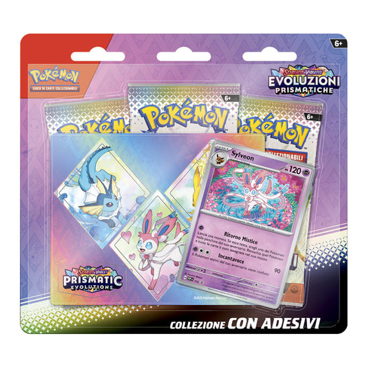 Pokèmon Scarlatto & Violetto Evoluzioni Prismatiche con Adesivi