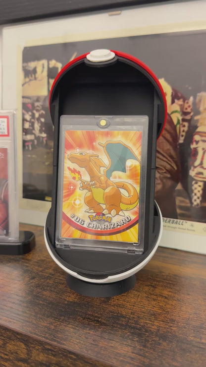 espositore porta carte in 3d pokèmon collezionabile pokèball